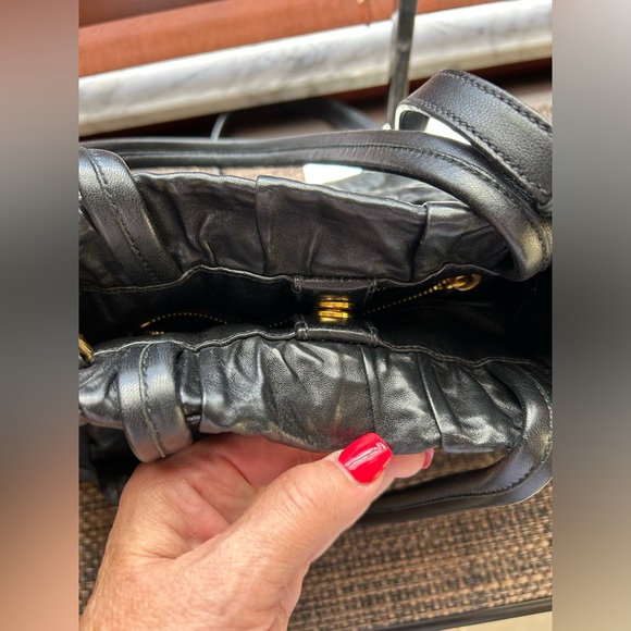 Authenticated Prada Nappa Leather Bow Bag - Picture 9 of 16